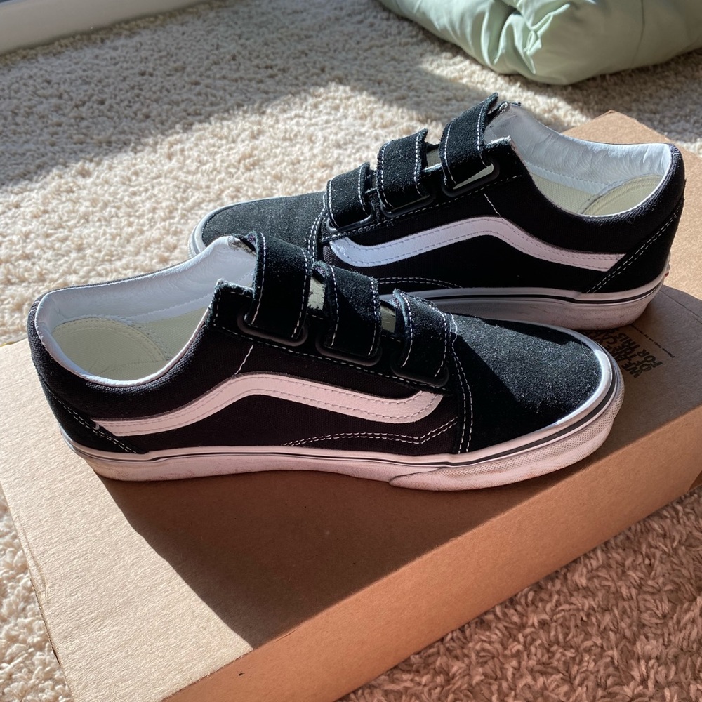 Vans Old Skool Suede Canvas Velcro